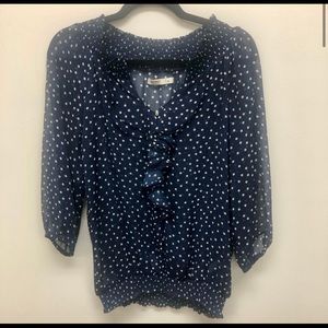 Cute as a button Old Navy polka dot top